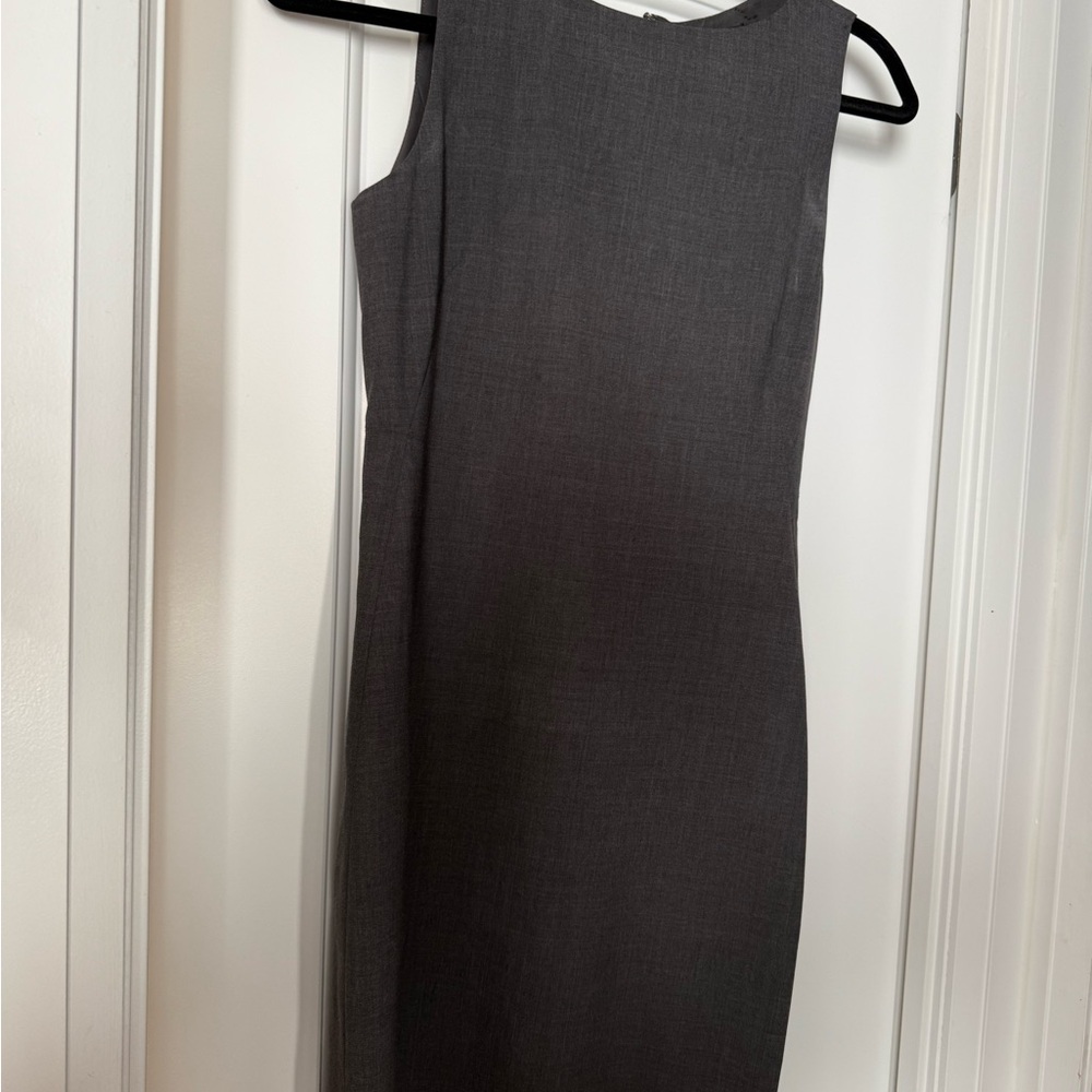 Theory Charcoal Midi Dress
